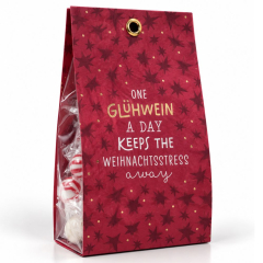 Glühwein-Bonbons „One Glühwein a day keeps the Weihnachtsstress away“