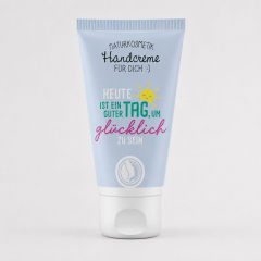 Handcreme „Heute ist ein guter Tag, um glücklich zu sein“