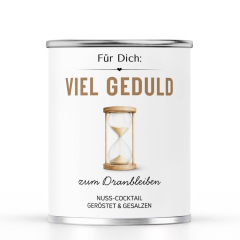 Nusscocktail Viel Geduld