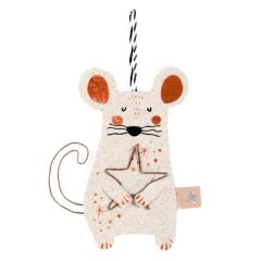 Baumschmuck Winterfreunde „Maus Mimi“ – schöner Geschenkanhänger