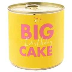 Cancake – Kuchen in der Dose „Big Birthday Cake“ – yellow (Zitronenkuchen)