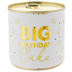 Cancake – Kuchen in der Dose „Big Birthday Cake“ – white (Brownie)