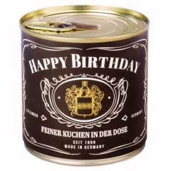 Cancake – Kuchen in der Dose „Happy Birthday“ (Whiskey Kuchen)