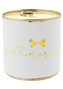 Cancake zur Hochzeit “Just Married“ (Marmorkuchen)