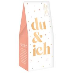 Geschenktüte für Verliebte „Du Ich Läuft!“ (Set 7 – blau)