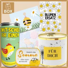 Geschenkbox Blumenersatz – Originelles Geschenk statt Blumen (Set 1)