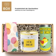 Geschenkbox Blumenersatz – Originelles Geschenk statt Blumen (Set 2)