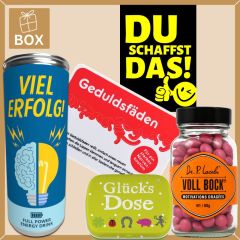 Geschenkbox Motivationsgeschenk „Du schaffst das!“ (Set 2)