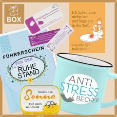 Geschenkbox Ruhestandsgeschenk „Genieße den Ruhestand!“ (Set 1)