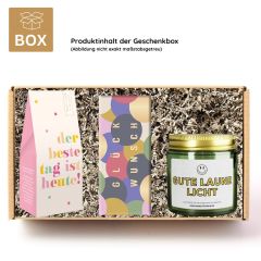 Geschenkbox Scheidung – Lustiges Geschenk „Glückwunsch zur Scheidung!“ (Set 1)