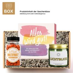 Geschenkbox zur Aufmunterung - Ich denk an dich! (Set 4)