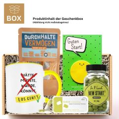 Onboarding Box – Willkommensgeschenk „Start-Button“ (Set 1)