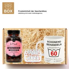 Geschenkbox Überlebenspaket zum 60. Geburtstag „Survival Kit“ (Set 4)