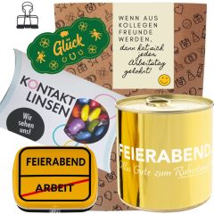 Geschenktüte Abschied „Wenn aus Kollegen Freunde werden“ (Set 5)
