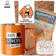 Geschenktüte zur Aufmunterung - Kleiner Sorgenfresser (Set 4)