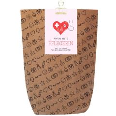 Geschenktüte FÜR DIE BESTE PFLEGERIN - zum Befüllen