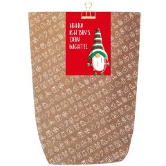 Geschenktüte für Wichtelgeschenk "Huhu! Ich bin`s dein Wichtel" - zum Befüllen