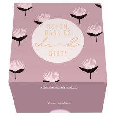 Message in a Box „Schön, dass es dich gibt!“ - 30 kleine Botschaften