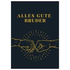 Minicard zum Geburtstag „Alles Gute Bruder“