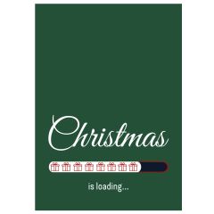 Geschenkverpackung für Weihnachtsgeschenke „Christmas is loading“