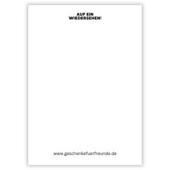 Minicard für Abschiedsgeschenk „Dann geh doch“