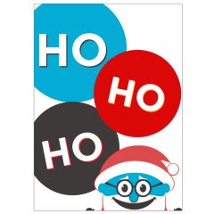 Lustige Geschenkverpackung für Weihnachtsgeschenke „Ho Ho Ho“