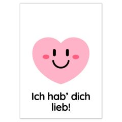 Geschenktüte „Ich hab’ dich lieb!“ - zum Befüllen