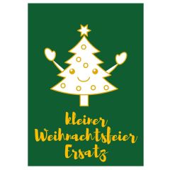 Lustige Geschenkverpackung für Weihnachtsgeschenke „Weihnachtsfeier Ersatz“