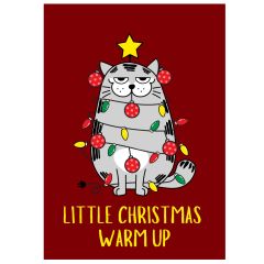 Geschenktüte „Christmas warm up“ – Lustige Geschenkverpackung Weihnachten - zum Befüllen