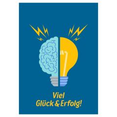 Geschenktüte „Viel Glück & Erfolg“ – zur Prüfung oder zum Jobstart – zum Befüllen