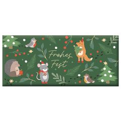 Geschenktüte „Frohe Weihnachten“ - Kleines Weihnachtsgeschenk (Schneekugel – Set 9)