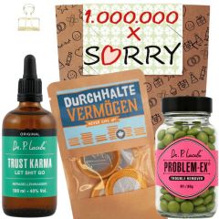 Geschenktüte Entschuldigung – Geschenk „1.000.000 x Sorry“ (Set 2)