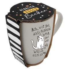 Becher WIE GUT, DASS NIEMAND WEISS