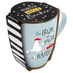 Becher ZU FRÜH, ZU MÜDE