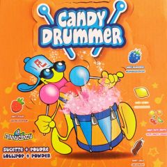 Candy Drummer Lolly mit Schleckpulver