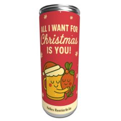 Dosenbier „All I Want For Christmas Is You!“ – Lustiges Weihnachtsgeschenk für Freund