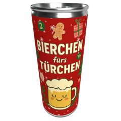 Dosenbier „Bierchen fürs Türchen“ – Lustige Adventskalenderfüllung für Männer