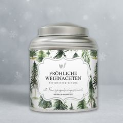 Früchteteemischung in schöner Blechdose „Fröhliche Weihnachten“