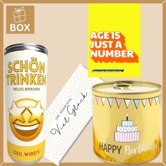 Geschenkbox AGE IS JUST A NUMBER # 1