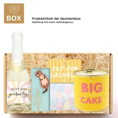 Geschenkbox zum Geburtstag – Lustiges Geburtstagsgeschenk „It’s too late“ (Set 3)
