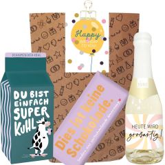 Geschenktüte zum Geburtstag – Geschenkset „Happy Birthday to you!“ (Set 25)