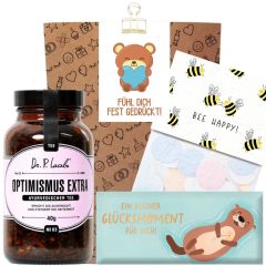 Geschenktüte Aufmunterung – Fühl dich fest gedrückt! (Set 8)