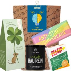 Geschenktüte „Viel Glück & Erfolg“ – Geschenk zur Prüfung oder zum Jobstart (Set 10)