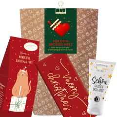 Geschenktüte Weihnachten – Weihnachtsgeschenk „Für dein großes Herz“ (Set 1)