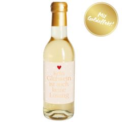 Glühwein weiß 0,25L „Kein Glühwein ist auch keine Lösung“