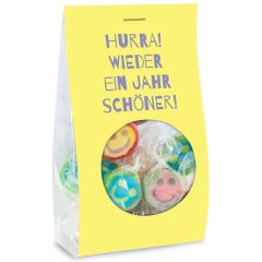 Geschenktüte Blumenersatz – Geburtstagsgeschenk statt Blumen (Set 4)