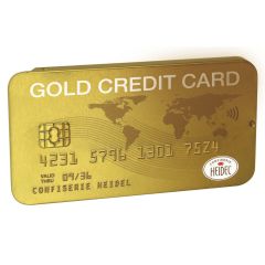 Heidel Schokolade CREDIT CARD GOLD