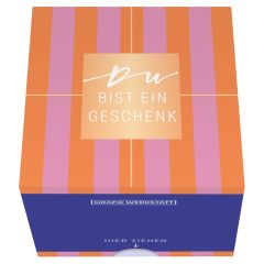 Message in a Box „Du bist ein Geschenk“ – Komplimente für Lieblingsmenschen