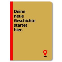 Kleines Notizheft DEINE NEUE GESCHICHTE STARTET HIER.