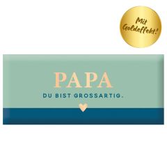 Schokolade 30g „Papa du bist großartig“